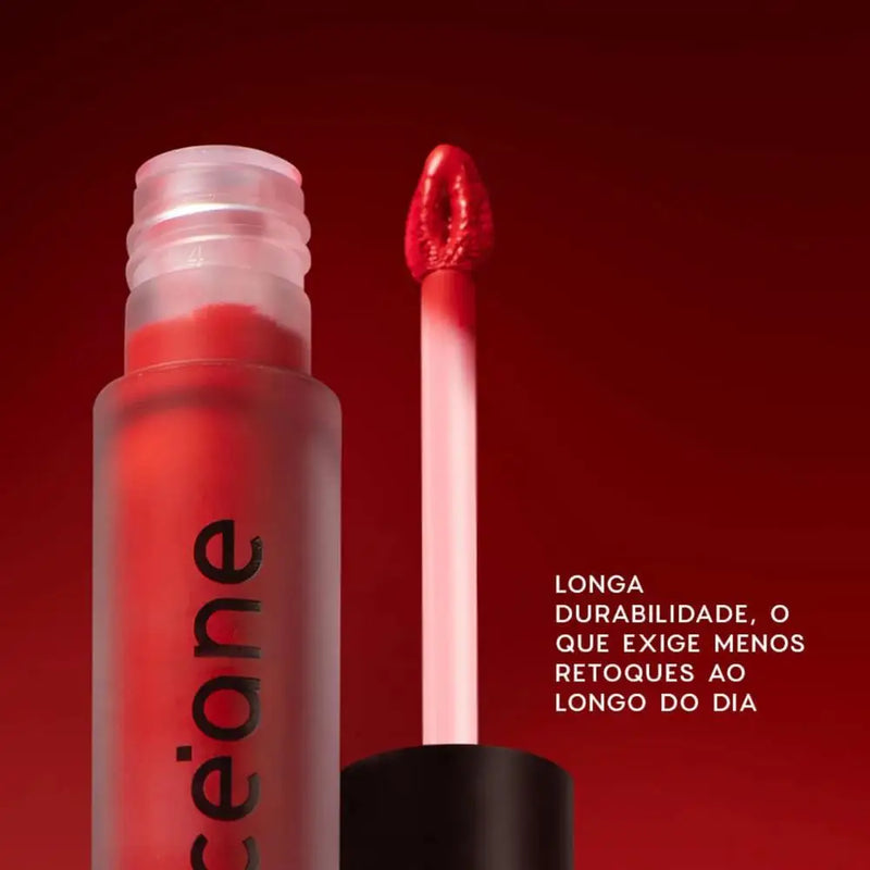 Océane Color My Lips Batom Líquido Real Deal Vermelho 4g