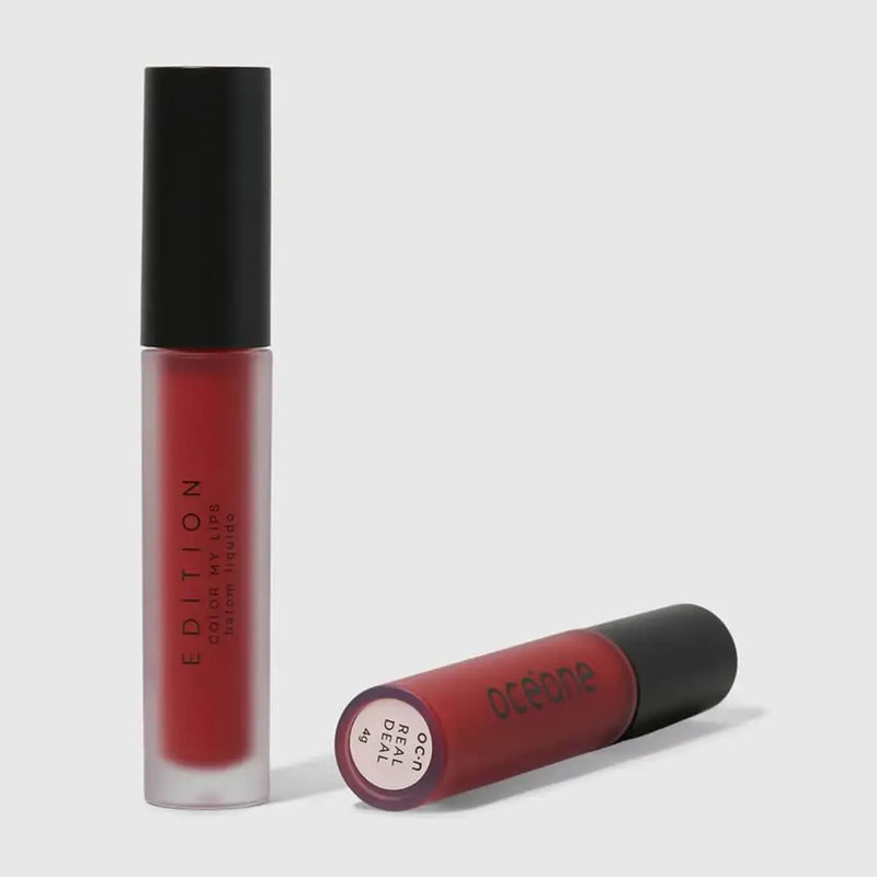 Océane Color My Lips Batom Líquido Real Deal Vermelho 4g